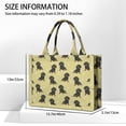 thumbnail image 3 of Large Capacity Tote Bag,Dachshund Footprint Handbag Fashion Luxury Tote Bag,15.7"x13"x 5.1" Inches,Laptop Compatible, 3 of 6