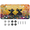 Multicolor 1, variant on ADECORIVY Cute Dog Front License Plate, Palm Tropical Novelty Vanity Tag Aluminum License Plate with 4 Holes, Metal Car Accessory for Men Women, 6 x 12 Inch