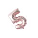 thumbnail image 1 of 16 pulgadas Tamaño grande Oro Plata Rosa Oro Número Globo Cumpleaños Decoraciones para fiestas de bodas Globos de aluminio Niño Niño Juguete Kits de decoración para fiestas Oro rosa cinco Ounissouiy HA002665-25, 1 of 1