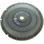 Nakajima Typewriter Model AE-710 Letter Gothic Printwheel (12 Pitch) by$$Electronics Other