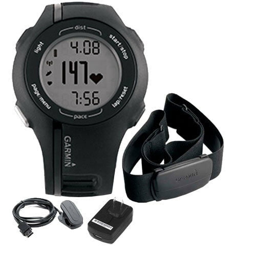 Betinget Regeringsforordning se tv Garmin Forerunner 210 Waterproof GPS Heart Rate Monitor Sport Watch-Black  (OPEN BOX) - Walmart.com