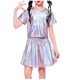 thumbnail image 1 of Vestido de Manga Corta Impreso Cuello Redondo de Dos Piezas para Niños, Pantalones Cortos Casuales de las Niñas de la Moda, 1 of 8