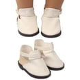 thumbnail image 1 of Botas para muñecas de 18 pulgadas, 1 par, botas cortas aptas para muñecas, muñeca para ropa de muñeca para Blanco perfke Botas de muñeca de 18 pulgadas, 1 of 9
