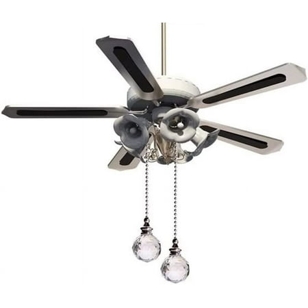 

Set of 2 Ceiling Fan Pull Chain w/Decorative Crystal Ball Crystal