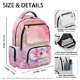 thumbnail image 5 of HELLHERO Axolotl Space Print Casual Daypack with Water Resistant, Padded Adjustable Straps Multi-Pocket 17 Inch Teen Boys Backpack for Middle School Daily Commute, 5 of 8