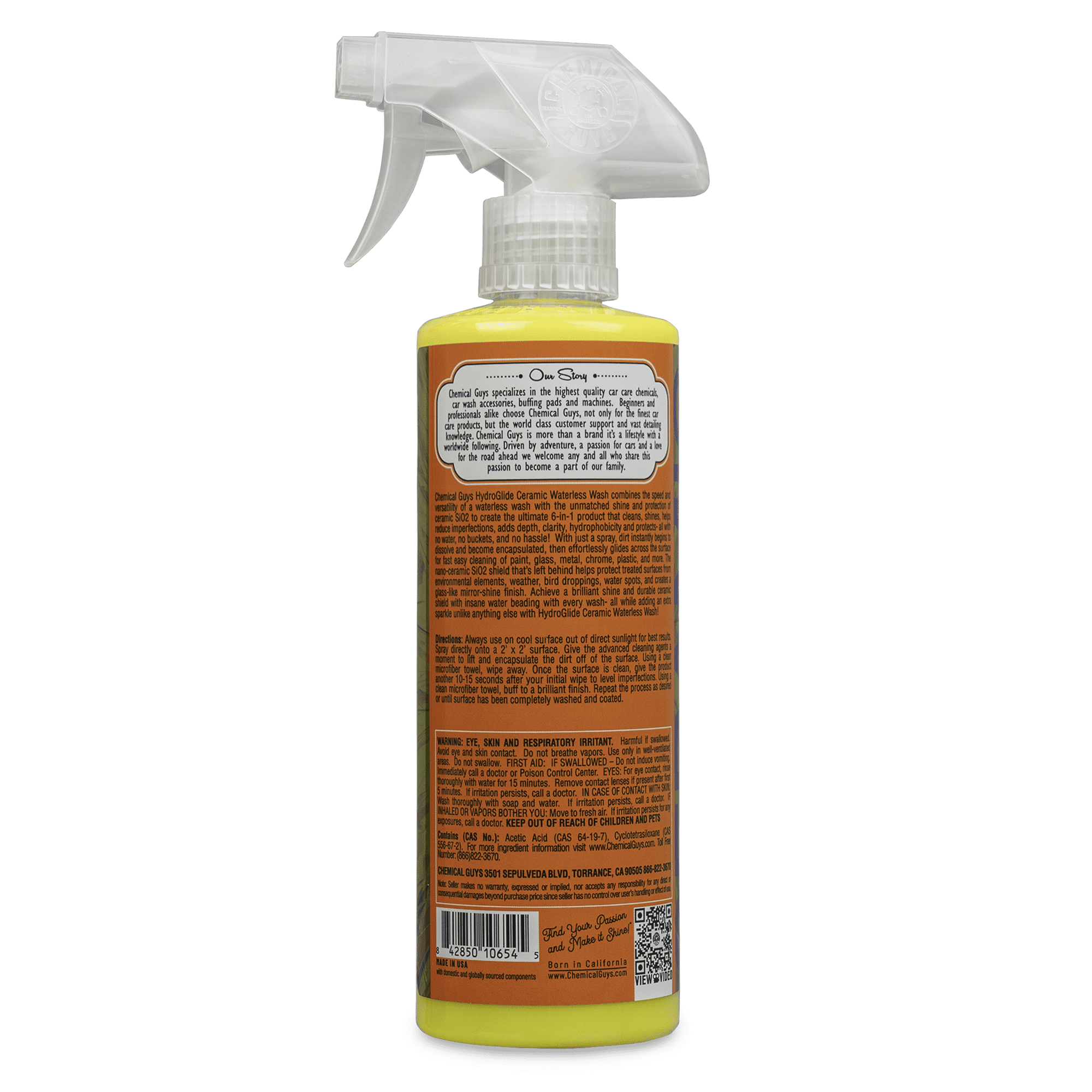 (2 pack) Chemical Guys HydroGlide Ceramic Waterless Wash 16 oz
