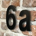thumbnail image 2 of HASWARE 6 inch (15 cm) Stainless Steel House Number Apartment Door Numbers Mailbox Address Sign with 2 Screws (#1, Black), 2 of 5