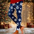 thumbnail image 2 of Zhanying Leggings de Noël pour Femmes Rouges Abordables Leggings Capri Infroissables pour Femmes Rose G, 2 of 7