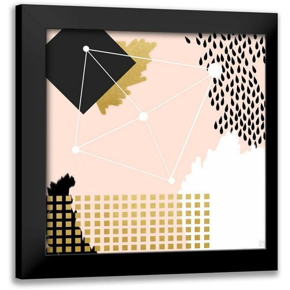 Perrenoud, Aubree 15x15 Black Modern Framed Museum Art Print Titled - Encantada I
