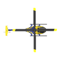 thumbnail image 5 of C184 MD500 100 Size RC Helicopter with One Key Takeoff/Landing, 2.4G 4CH 6-Axis Gyro Altitur Control RC Aircraft With Optical Flow Positioning & Upgraded Transmitter - RTF, 5 of 5
