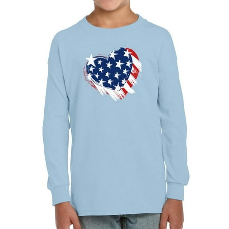 

American Heart 4Th Of July Long Sleeve Toddler -Image by Shutterstock 5 Toddler