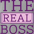 thumbnail image 3 of CafePress - The Real Boss Womens Comfort Colorsâ® Shirt - Womens Comfort Colors® Shirt, 3 of 4