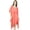 Peach, variant on Bimba Women Asymmetrial Cotton Kaftan Peach Rayon Caftan With Pom-Pom Beach Coverup