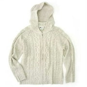 Faded Glory - Women's Hooded Cable Knit Sweater