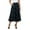 Green, variant on Women's High Waisted Plaid A-Line Pleated Maxi Skirts Fall Winter Warm Elastic Waist Wool Soft Comfort Long Skirts Loose Fit Stylish Checkered Print Casual Dress Black M