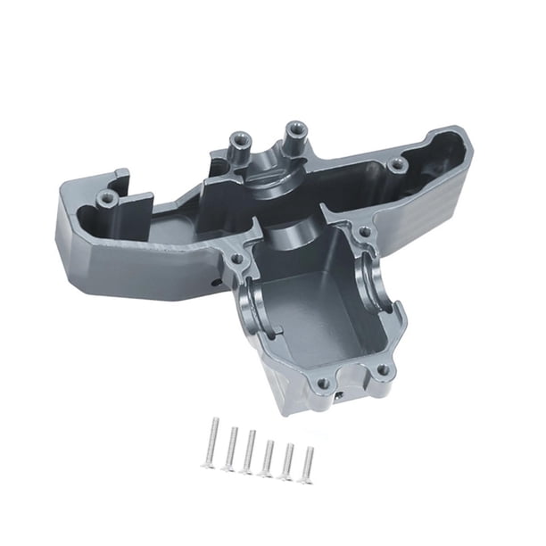 Reemplazo de la cubierta de la caja del diferencial de la cubierta inferior de la caja de cambios del coche RC 1/14 Gris
