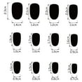 thumbnail image 5 of Sinyiin Almond Fake Nail Colorful Gradient Press On Nail Artificial Nail False Nail Glues On Nail Designs French Nail Tips, 5 of 8