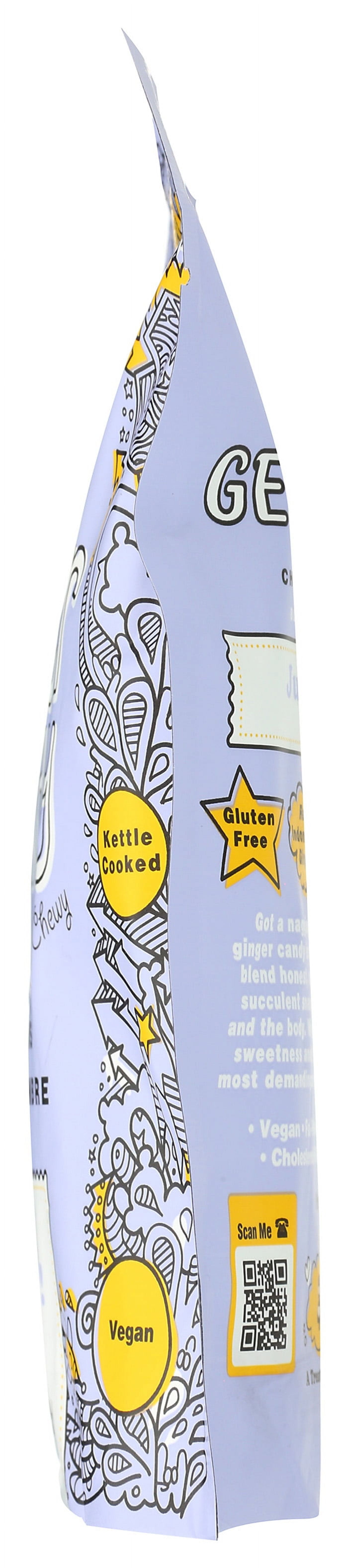 Gem Gem Chewy Ginger Candy Original, 5 oz Bag