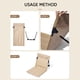 thumbnail image 5 of Silla De Ocio Silla trasera plegable Respaldo cómodo Silla Respaldo Cojín Suministros para exteriores Hugtrwg Para Estrenar, 5 of 9