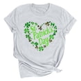 thumbnail image 1 of Hyknon Hauts pour Femmes Été Imprimé Manches Courtes Col Rond Chemise Pull Doux Polyvalent pour Sortir, 1 of 2