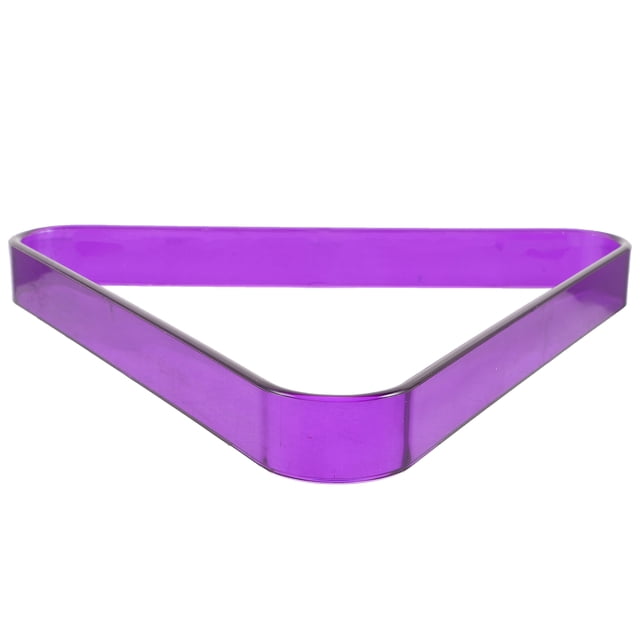 OULII Purple Billiard Triangle Rack Plastic Frame for Pool Table Balls Neat Arrangement