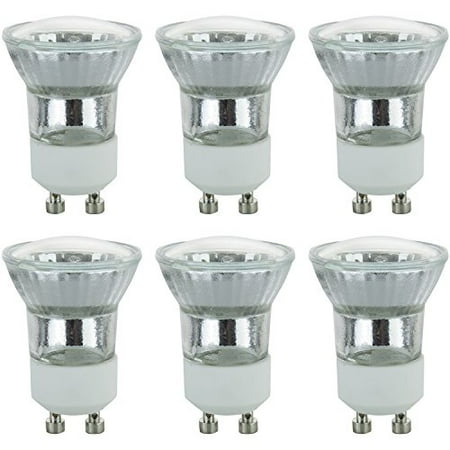 20w Mr11 Halogen Lamp - Sunlite 20MR11/CG/GU10/FL/120V/6PK Halogen 20W 120V MR11 Quartz Reflector Floodlight Light Bulbs (6 Pack)
