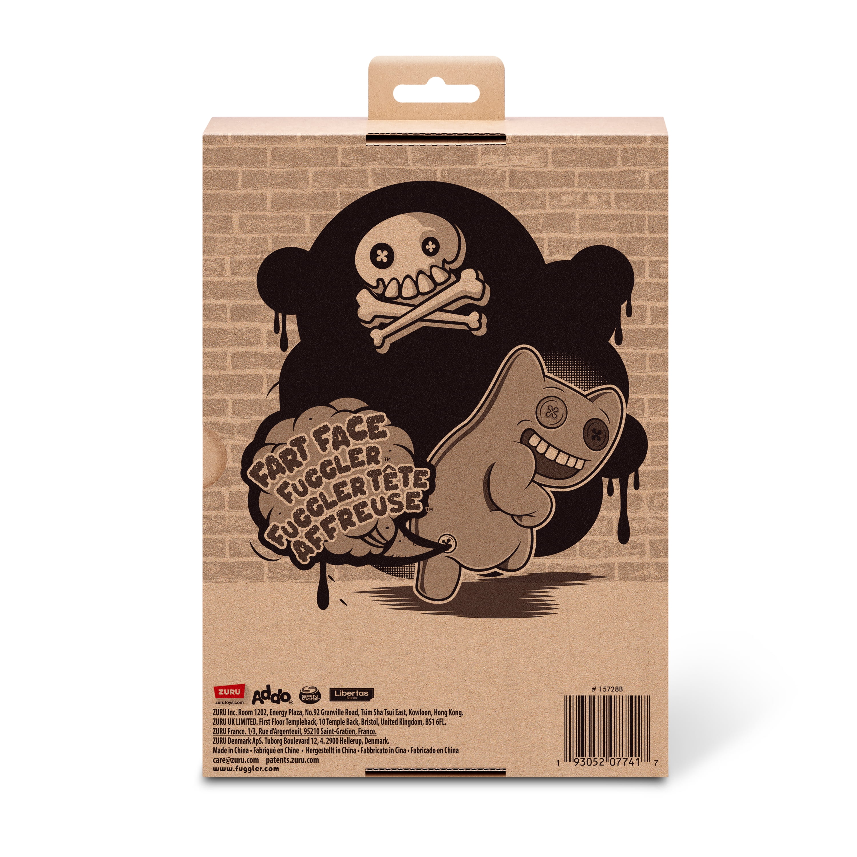 Fuggler Fart Face 9-inch Assortment Series 1 (Wide eyed Weirdo – Multi) by ZURU, Funny Ugly Monster Plush Toy