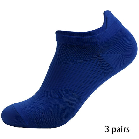 TELOLY 3Pairs Mens Socks9-13Mens Ankle Socks Size 9-11 Men's Socks ,Blue