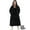 Black, variant on Fantaslook Wearable Blanket Hoodie Sweatshirt for Women and Men, Warm and Cozy Blanket Hoodie, Flannel Blanket with Sleeves and Giant Pocket