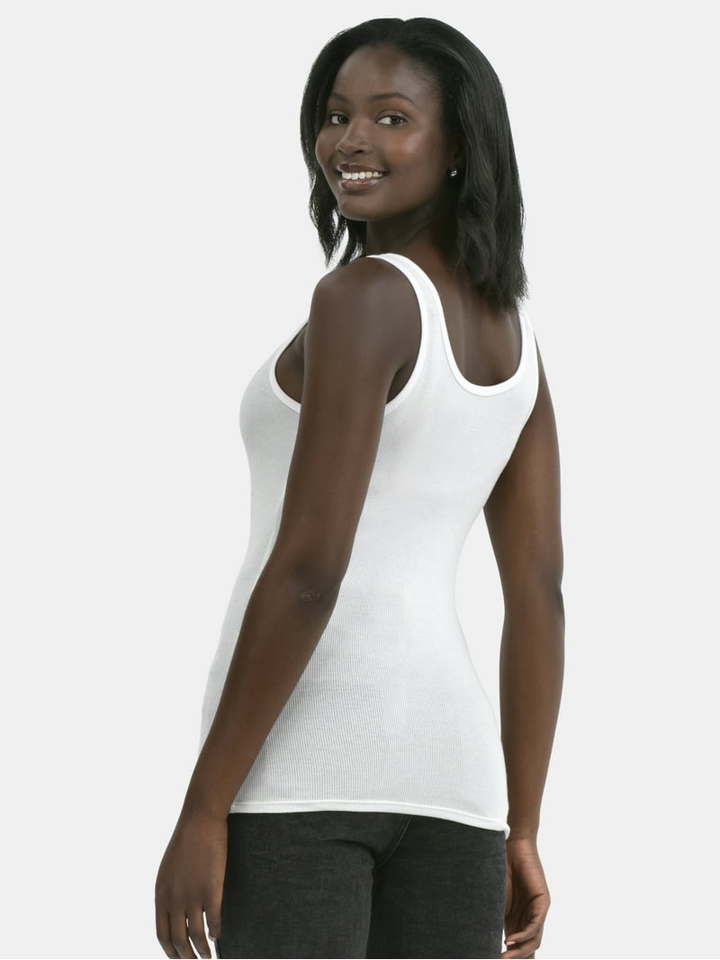 Time and Tru Women's Ribbed Tank Top, Sizes XS-XXXL - Walmart.com