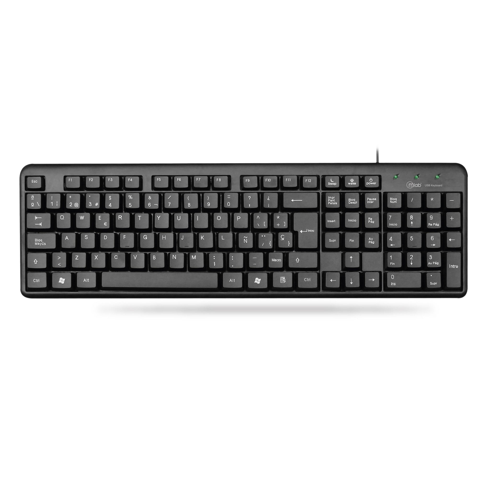 Teclado Slim Standard Usb-Negro