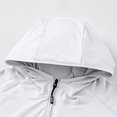 thumbnail image 5 of Under $10 Men's Hooded Sun Shirt Fishing Running Outdoor Breathable UPF 50+ Sun Protection Athletic Hoodies UV Full Zip Jacket, 5 of 8