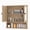 Oak, variant on Panapinka Bathroom Wall Cabinet, Wall Mounted Kitchen Cabinets with Mirrored Doors & Adjustable Shelf, 22.2" w Storage Cabinet for Bathroom Kitchen Laundry
