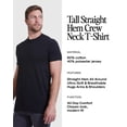 thumbnail image 6 of True Classic Mens T-Shirts – Short Sleeve Crew Neck T Shirts for Man, Cotton Blend Plain Novelty Men's T-Shirts, Pack of 6, Variety, 3XL Tall, 6 of 8