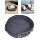 thumbnail image 3 of tejida de gato cama de de forma forma forma forma resistente al masticar para perros mascotas verano invierno - Azul Colco carpa cueva interior, 3 of 8