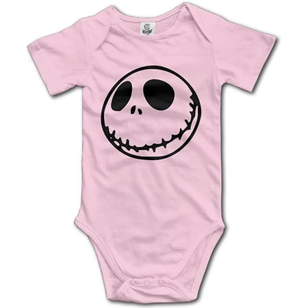 

Unisex Nightmare Before Christmas Smiley Face Emoji Baby Onesie Infant Bodysuit