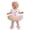 hwj# White138, variant on Girls Baby Toddler Birthday Clothes Sets 3 Piece Outfit Short Sleeve Print Crewneck Romper Jumpsuit Sequin Tutu Skirts Headband Stockings Shoes Cute Spring Party Dailywear,White4,0-3 Months