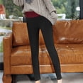 thumbnail image 6 of Turilly Fashion Casual Women Span Ladies Leggings High Waist Keep Warm Long Pants, 6 of 7