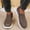 Brown, variant on Men's Slip-On Breathable Mesh Walking Shoes, Round Toe Elastic Side Gore Casual Footwear, Four Neutral Tone Non-Slip Light Daily Loafers(Blue,9)