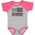 thumbnail image 3 of Inktastic Breast Cancer Awareness Pink Ribbons and Flag Boys or Girls Baby Bodysuit, 3 of 5