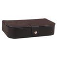 thumbnail image 3 of Estuche de almacenamiento de joyas, joyero de , multifuncional, para mujeres y niñas, organizador compacto de cuero sintético para collares, Negro, 3 of 10