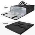 thumbnail image 4 of Trailmaker Pizza Delivery Bag - Insulated 20 x 20 x 6 in, Black, 4 of 13