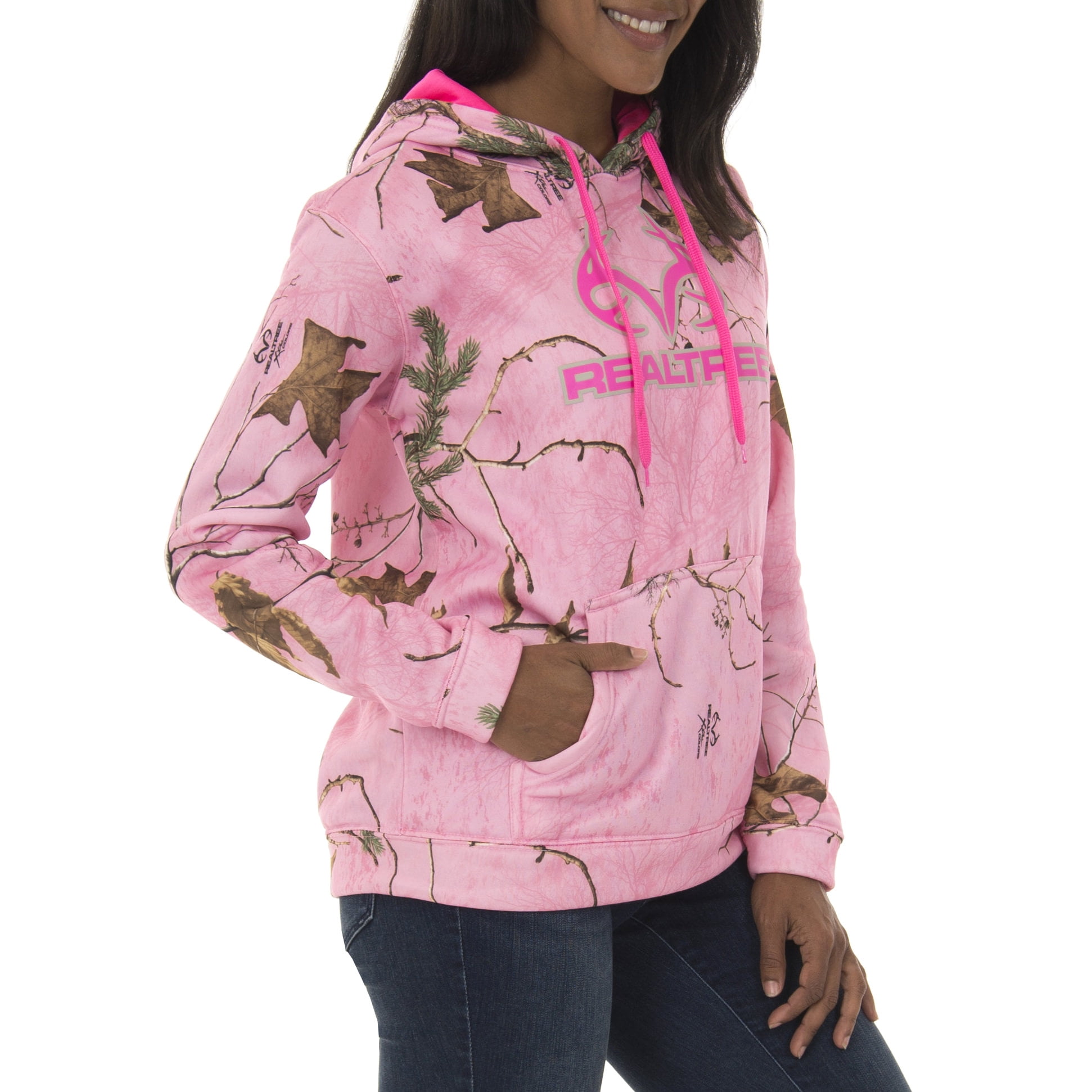 Women's Camo Performance Pullover Fleece Hoodie&nbsp;