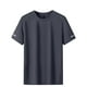 thumbnail image 1 of Camiseta de manga corta de seda helada para hombre: camiseta informal elástica, transpirable y de secado rápido para el verano, cómoda para practicar deporte y relajarse, 1 of 4