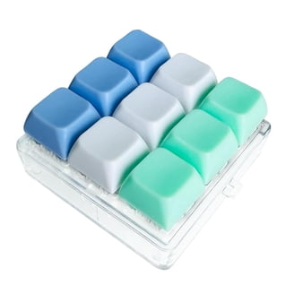 Set De 2 Teclados Fidget Clicker – Juguete Antiestrés Con Llavero, Diseño Silencioso, Para Aliviar Ansiedad Y Mejorar Concentración
