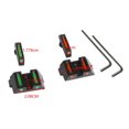 thumbnail image 2 of Accesorios de caza del colimador de combate de la vista trasera delantera de fibra óptica (verde) Ehuebsd Para estrenar, 2 of 8