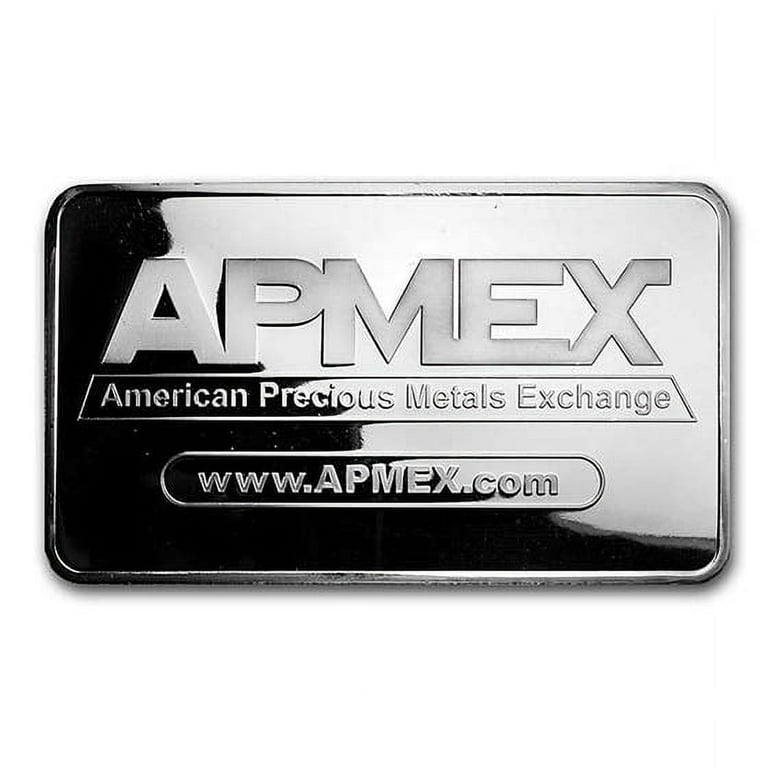 APMEX 10 oz .999 Fine Silver Bullion Bar, Proof-like Finish, Eagle