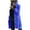 Blue, variant on MIUOWANP Autunm And Winter Women Casual Tops Coat Long Sleeve Suit Collar Solid Cardigan Buttons Nizi Overcoat Tops Windbreaker