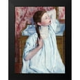 thumbnail image 2 of Cassatt, Mary 19x24 Black Modern Framed Museum Art Print Titled - Girl Arranging Her Hair, 2 of 5