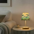 thumbnail image 6 of BZSMCE Table Lamp Creative Dolphin Play on The Ocean Simple Pattern Night Light, 6 of 8